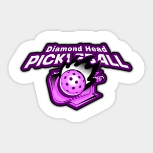 Hawaiian Style Pickleball Sticker